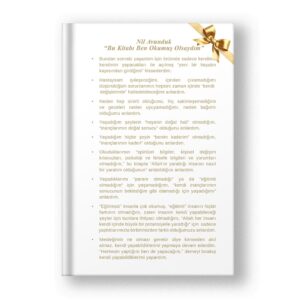 Bu Kitabı Ben Okumuş Olsaydım